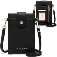 👝 compact crossbody cellphone bag: stylish women's shoulder purse with card holder and wallet pouch logo