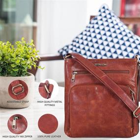 img 2 attached to Crossbody Handbags Women Premium Crossover Shoulder Women's Handbags & Wallets