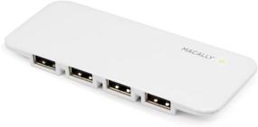 img 3 attached to Optimized Macally 7 Port USB 2.0 Hub with 5V 2A Power Adapter &amp; 3ft Cable (7PortHub)