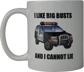 img 3 attached to 👮 Rogue River Coffee Mug: Big Busts Cop Car Novelty Cup – Perfect Gift Idea For Police Officer, Law Enforcement, PD (Busts)