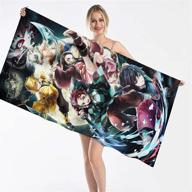 get summer-ready with our anime beach towel - quick-dry, soft, and absorbent (29.5x59.1in) logo