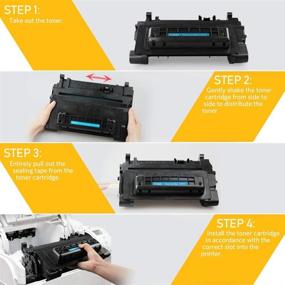 img 3 attached to 🖨️ V4INK Compatible 64A/90A Toner Cartridge Replacement for HP Printers: P4014, P4015, P4515, M601, M602 & M603 - Black Ink, CE364A & CE390A