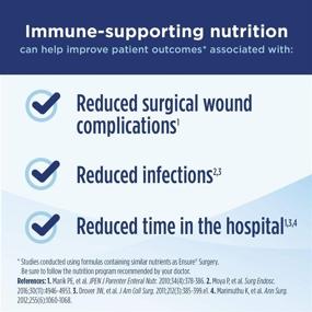 img 2 attached to 🏥 Enhance Post-Surgery Recovery with Ensure Surgery Immunonutrition Shake, Vanilla - 8 Fl Oz, 15 Count