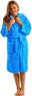 hydro-absorbent kids hooded robes with coral fleece logo