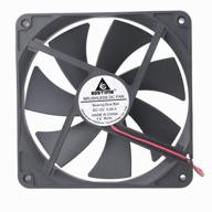 🌀 efficient cooling solution: gdstime 12v brushless dual ball bearings cooling fan - 1425, 140mm x 25mm logo