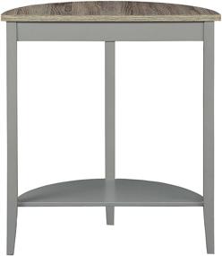 img 3 attached to ACME Justino Console Table in Gray Oak and Gray Finish