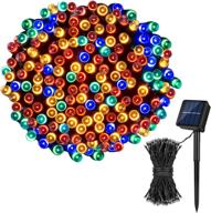 🌞 koxly solar string lights - 72ft 200 led, 8 modes, waterproof, outdoor fairy lights for garden party, wedding, christmas tree - solar powered xmas lights logo