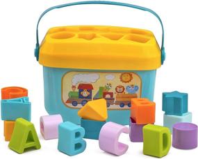img 4 attached to 🔤 Playkidz Shape Sorter Toy: Fun ABC and Shape Sorting Game for Babies and Toddlers – Promote Child Development (18 Months+)