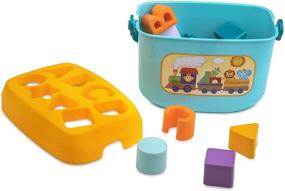 img 2 attached to 🔤 Playkidz Shape Sorter Toy: Fun ABC and Shape Sorting Game for Babies and Toddlers – Promote Child Development (18 Months+)