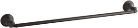 img 1 attached to 🛁 Kohler Devonshire Oil Rubbed Bronze 24-Inch Bathroom Towel Bar