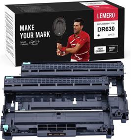 img 4 attached to 🖨 LEMERO Compatible Drum Unit Replacement for Brother DR630 DR 630 - HL-L2300D MFC-L2700DW MFC-L2740DW DCP-L2540DW (Black, 2-Pack) - High-Quality Printer Drum Units