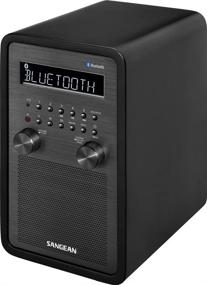 img 3 attached to 📻 Sangean WR-50 AM/FM-RBDS/Bluetooth Wood Cabinet Tabletop Radio in Black