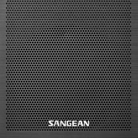 img 2 attached to 📻 Sangean WR-50 AM/FM-RBDS/Bluetooth Wood Cabinet Tabletop Radio in Black