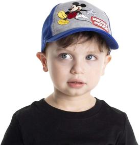 img 3 attached to 🧢 Disney Mickey Toddler Character Baseball Hats & Caps - Perfect Accessories for Boys