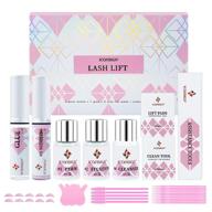 lash lift kit: professional eyelash perm kit for salon and home diy – semi-permanent lash curling perming wave & extensions set logo