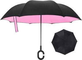 img 1 attached to Обратный ветрозащитный зонт в форме буквы C - Зонты Satchpro