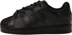 img 4 attached to Кроссовки для маленьких мальчиков Adidas Originals Superstar Running в стиле Sneakers