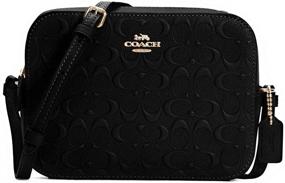 img 4 attached to 👜 Black Coach Women's Mini Camera Handbag - Women's Handbags and Wallets