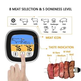 img 1 attached to Meizigua Thermometer Instant Resistance Timeable Kitchen & Dining