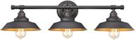 💡 westinghouse lighting 6344900 iron hill 3-light indoor wall fixture in oil rubbed bronze/bronze - a stunning and versatile lighting solution logo