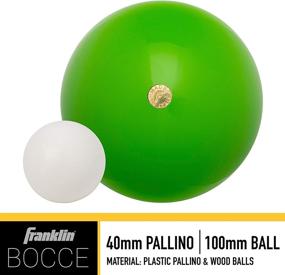 img 3 attached to 🏖️ Premium Italian-Made Franklin Sports Bocce Ball Set - 8 Wooden Balls and 1 Pallino for Beach, Backyard, and Outdoor Parties