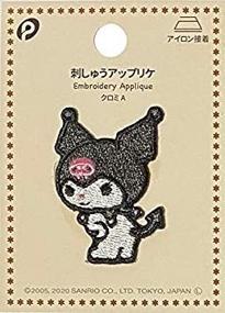 img 1 attached to Sanrio Kuromi Embroidered Applique Clothes