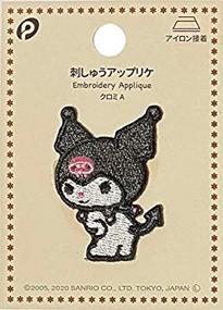 img 2 attached to Sanrio Kuromi Embroidered Applique Clothes