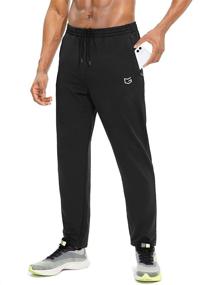 img 2 attached to 🏃 High-Performance G Gradual Men's Sweatpants: Zipper Pockets, Tapered Track Athletic Pants for Running, Exercise, Workout