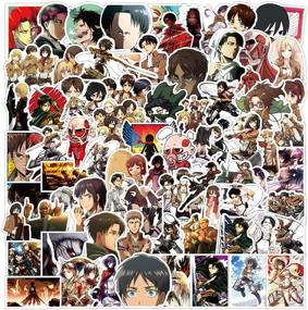 img 3 attached to 🔥 100PCS Attack On Titan Stickers - Cool Anime Waterproof Vinyl Stickers for Laptop, Water Bottles, Skateboard, Phone - Car Bumper, Trendy Luggage Graffiti Patches Decoration Gifts