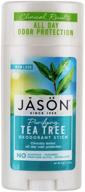 stay fresh with jason purifying tea tree deodorant stick - 2.5 oz: natural odor defense logo