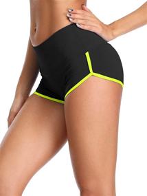 img 4 attached to CADMUS Ladies' Exercise Shorts for Yoga and Gym Workouts