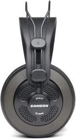 img 1 attached to 🎧 Samson Technologies SR850: Высококачественные черные полуоткрытые студийные наушники