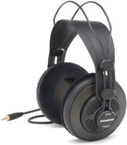 img 4 attached to 🎧 Samson Technologies SR850: Высококачественные черные полуоткрытые студийные наушники