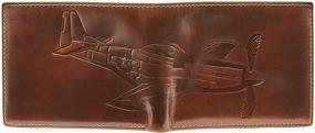 img 2 attached to 👜 Fossil Mens Wallet Dark Brown: Sleek and Stylish Accessory for the Modern Man