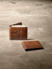 img 1 attached to 👜 Fossil Mens Wallet Dark Brown: Sleek and Stylish Accessory for the Modern Man