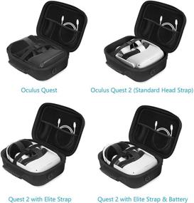 img 3 attached to 📦 Oculus Quest 2 Case JSVER: Ultimate Protection and Organization for Quest 2 VR Headset and Accessories