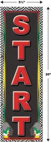 img 1 attached to 🏁 Набор из 3 вырезных гоночных фигурок Beistle различных цветов - Многоцветный