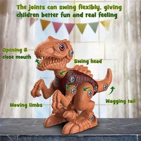 img 2 attached to 🦕 Dinosaur Electric Birthday Construction Set