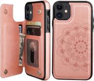 iphone 11 case wallet with card holder logo