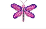 🦋 vibrant and stylish beistle multicolor nylon dragonfly hanging decoration - 1 pc, 11 1/2-inch logo