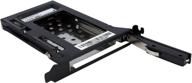 💽 black sata removable hard drive bay for 2.5in pc expansion slot - startech.com storage bay adapter (s25slotr) logo