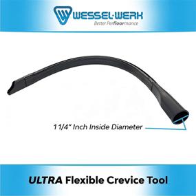 img 1 attached to 🔌 Пылесосный гибкий насадка Wessel-Werk Vacuum 1 1/4 "дюйма Универсальная насадка - СУПЕР гибкая, длиной 25