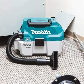 img 1 attached to 🔌 Makita XCV11Z 18V LXT Lithium-Ion Brushless Cordless HEPA Filter Portable Wet/Dry Dust Extractor/Vacuum, 2 Gallon - Tool Only