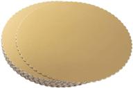 round cake boards cardboard scalloped food service equipment & supplies and disposables logo