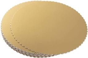 img 4 attached to Round Cake Boards Cardboard Scalloped Food Service Equipment & Supplies and Disposables