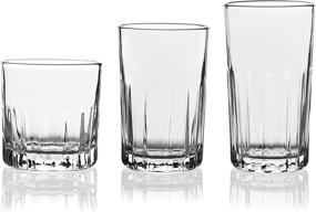 img 2 attached to Enhance Your Glassware Collection with Libbey Brockton 24 Piece Tumbler Rocks Set