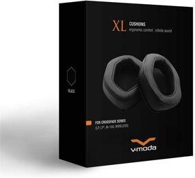 img 1 attached to 🎧 V-MODA XL Черные подушки из пены памяти