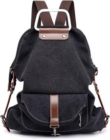 img 4 attached to Laptop Rucksack Backpack – 🎒 Lightweight, Portable and Shoulder-friendly Backpack for Travel