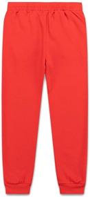 img 3 attached to DEESPACE Velvet Sweatpants with Adjustable Drawstring for Boys' Clothing, Ages 3-12 Years
