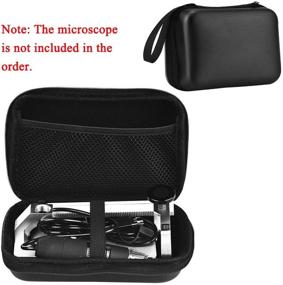 img 2 attached to 🔬 Jiusion Universal Adjustable Aluminium Alloy Base Stand with Portable Carrying Case - Ideal Support for USB Digital Microscope, Endoscope, and Camera